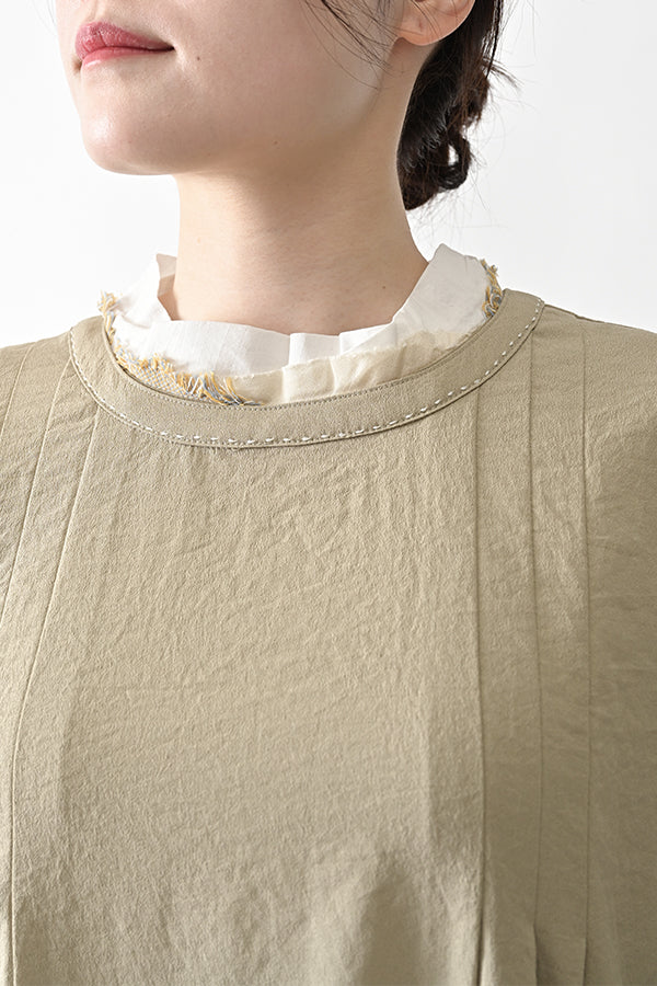 2-Way Detachable Collar Dress