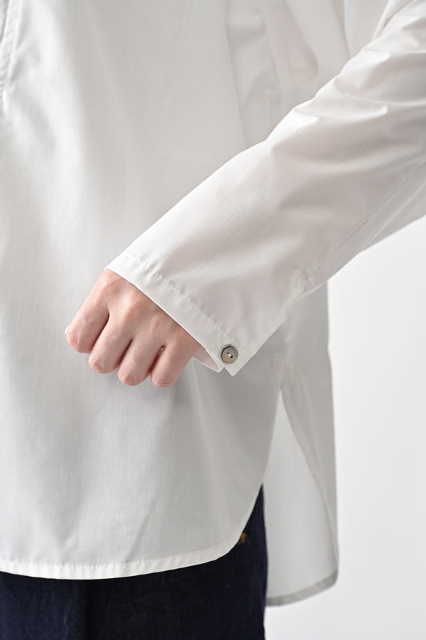 High Neck Paneled Shirt