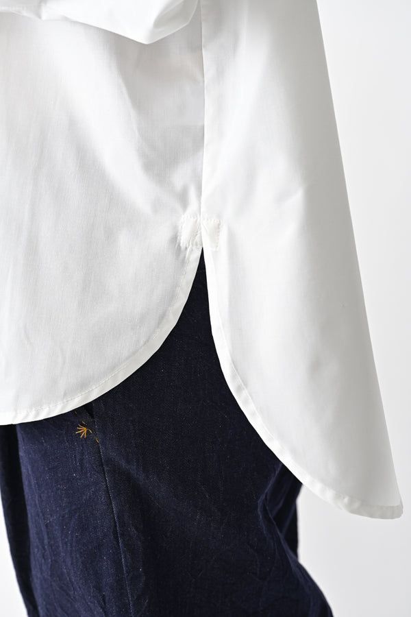 High Neck Paneled Shirt