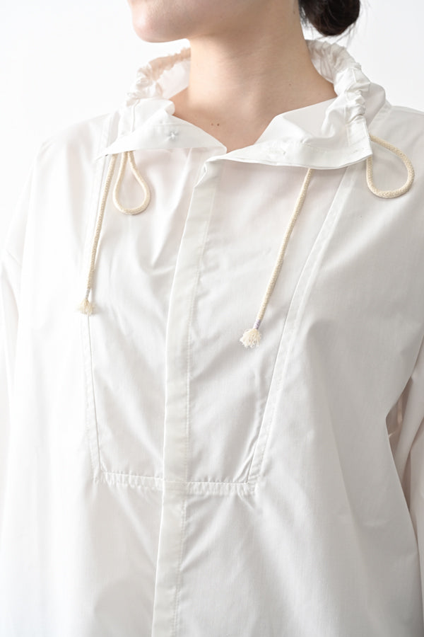 High Neck Paneled Shirt
