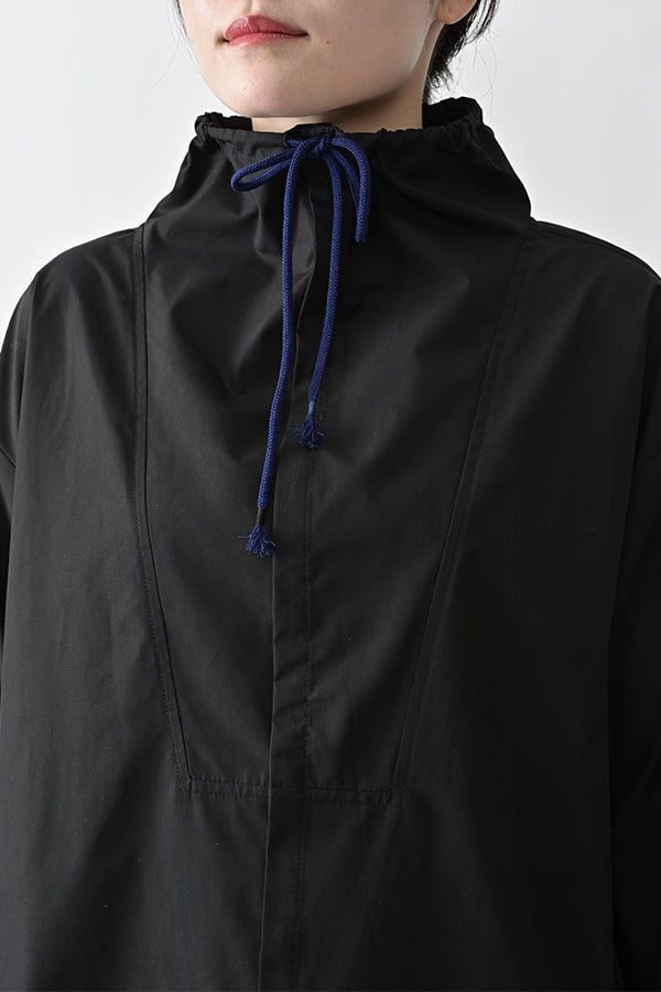 High Neck Paneled Shirt