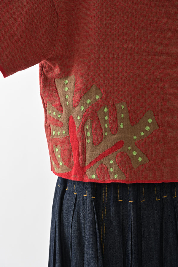 Linear Leaf Vest