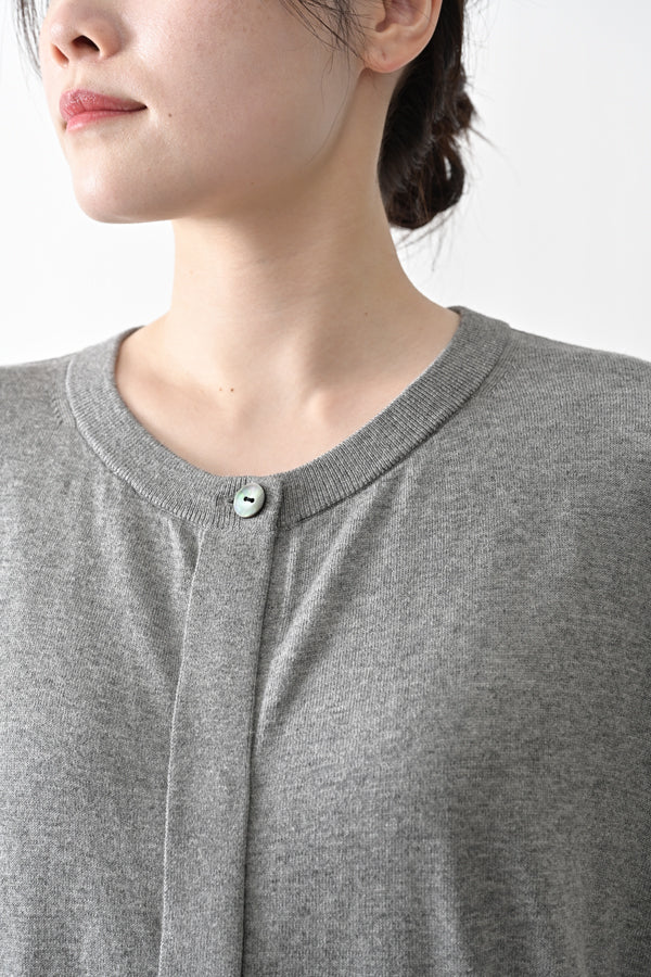Concealed Placket Cocoon Oversized Vest