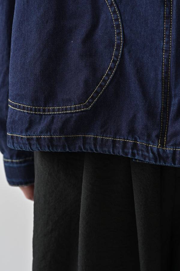 Curve Patch Denim Jacket