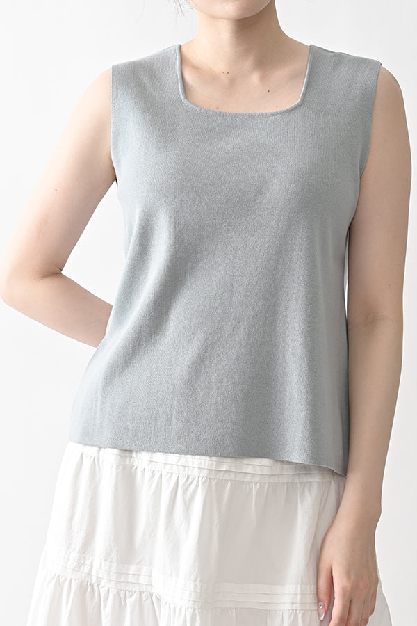 2-Way Full Milano Knit Sleeveless Pullover