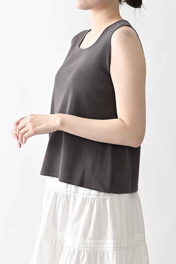 2-Way Full Milano Knit Sleeveless Pullover