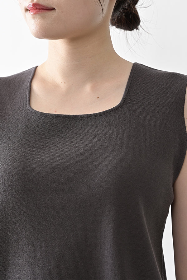 2-Way Full Milano Knit Sleeveless Pullover