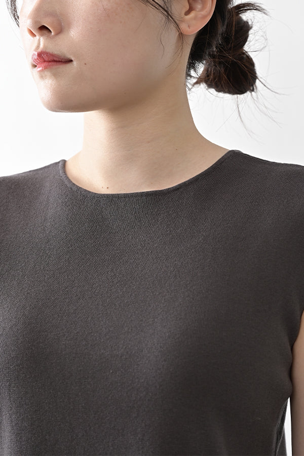 2-Way Full Milano Knit Sleeveless Pullover