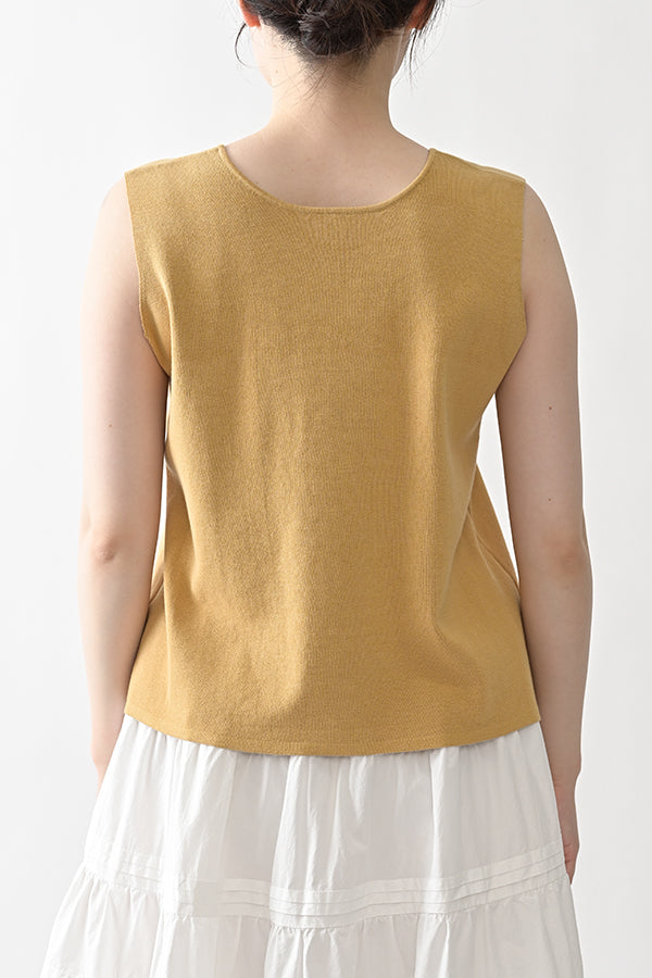 2-Way Full Milano Knit Sleeveless Pullover