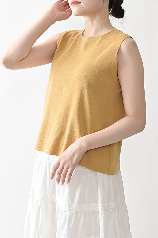 2-Way Full Milano Knit Sleeveless Pullover