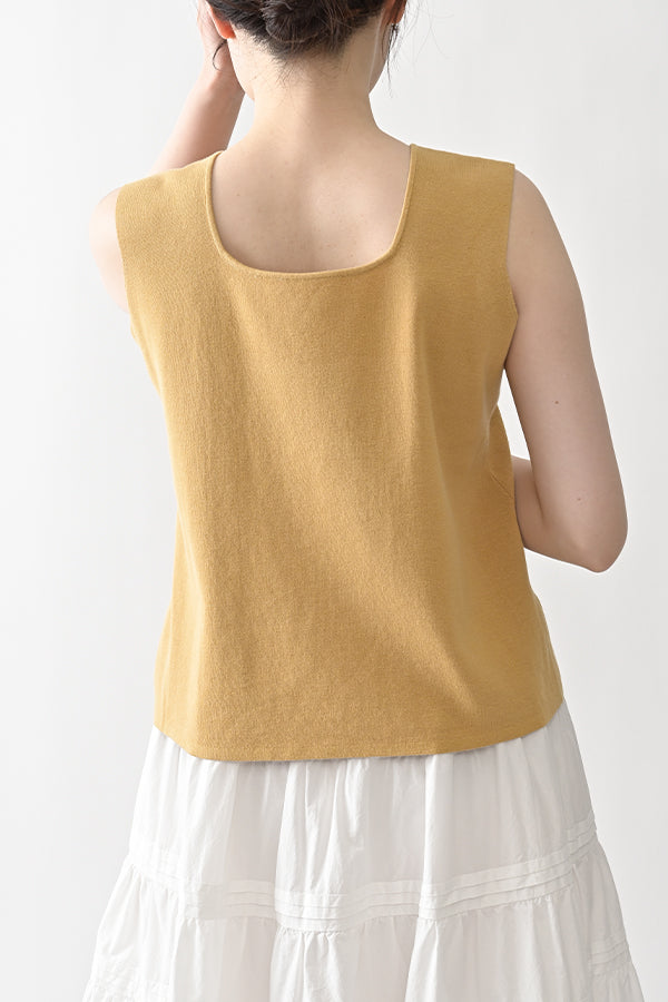 2-Way Full Milano Knit Sleeveless Pullover