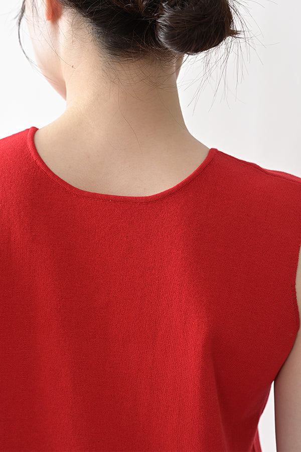2-Way Full Milano Knit Sleeveless Pullover