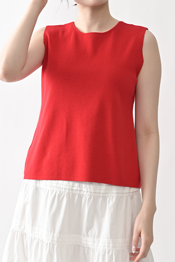 2-Way Full Milano Knit Sleeveless Pullover
