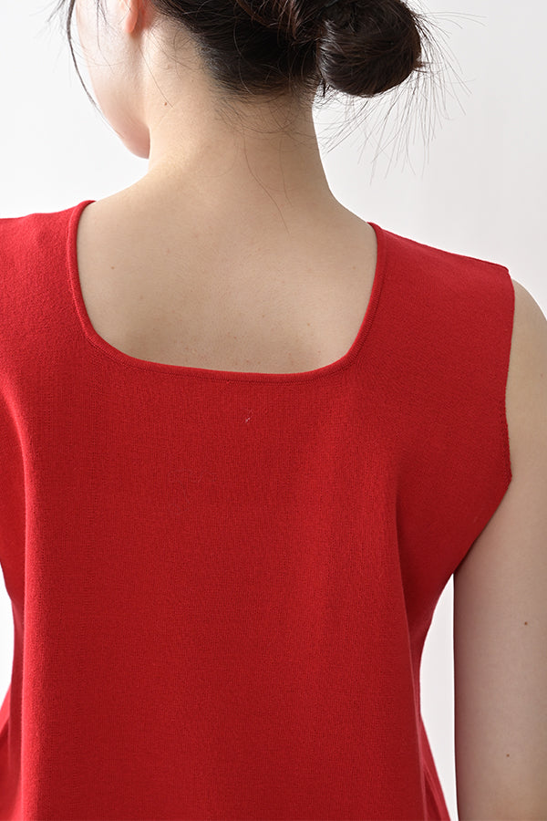 2-Way Full Milano Knit Sleeveless Pullover