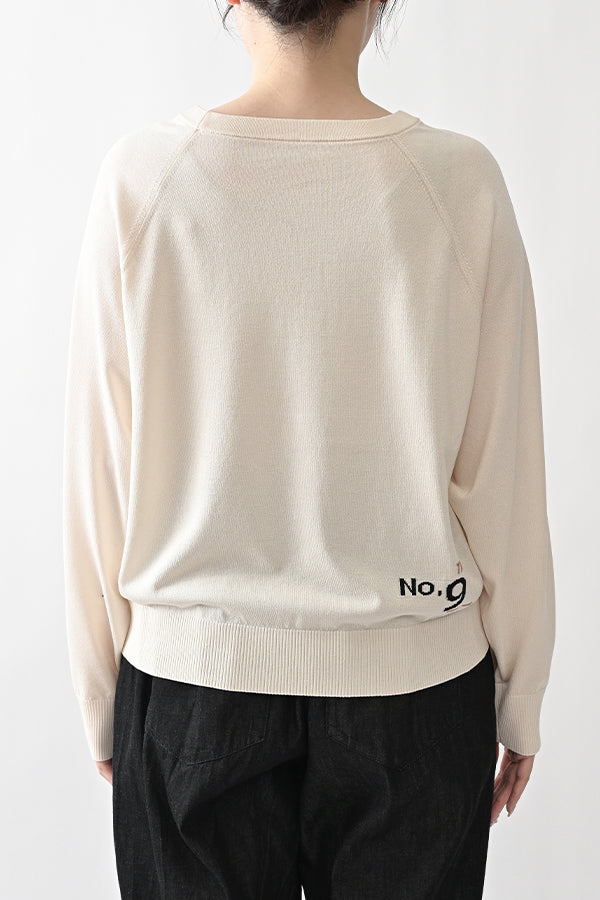 BACK No.9 Raglan Pullover