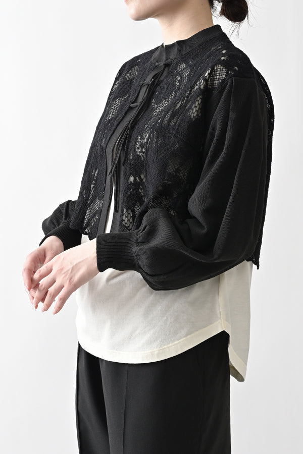 Floral Veil Cardigan
