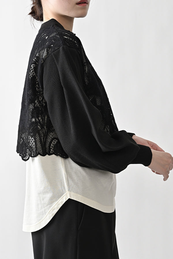 Floral Veil Cardigan