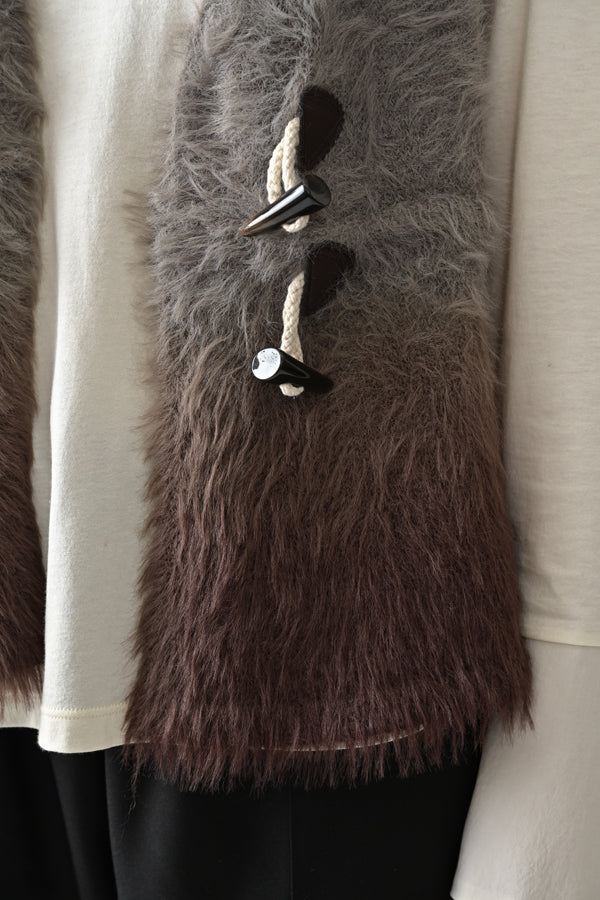 Space-Dyed Feather Flare Vest