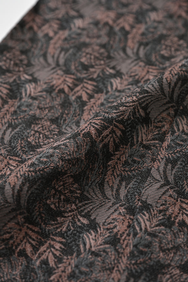 Jacquard Wide-Leg Trousers
