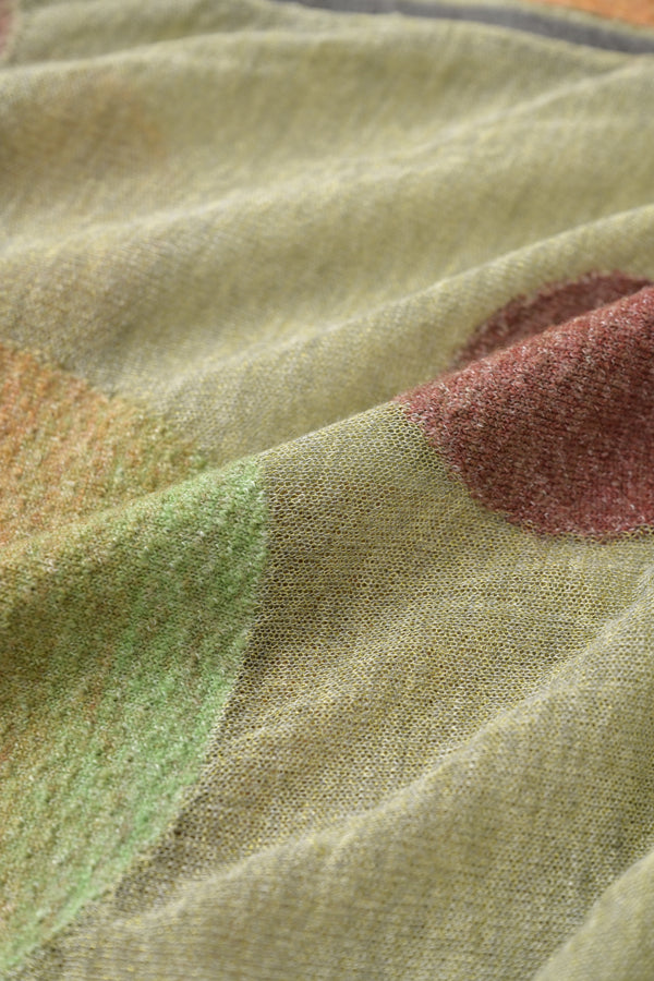 Sheer Circle Gather Cardigan