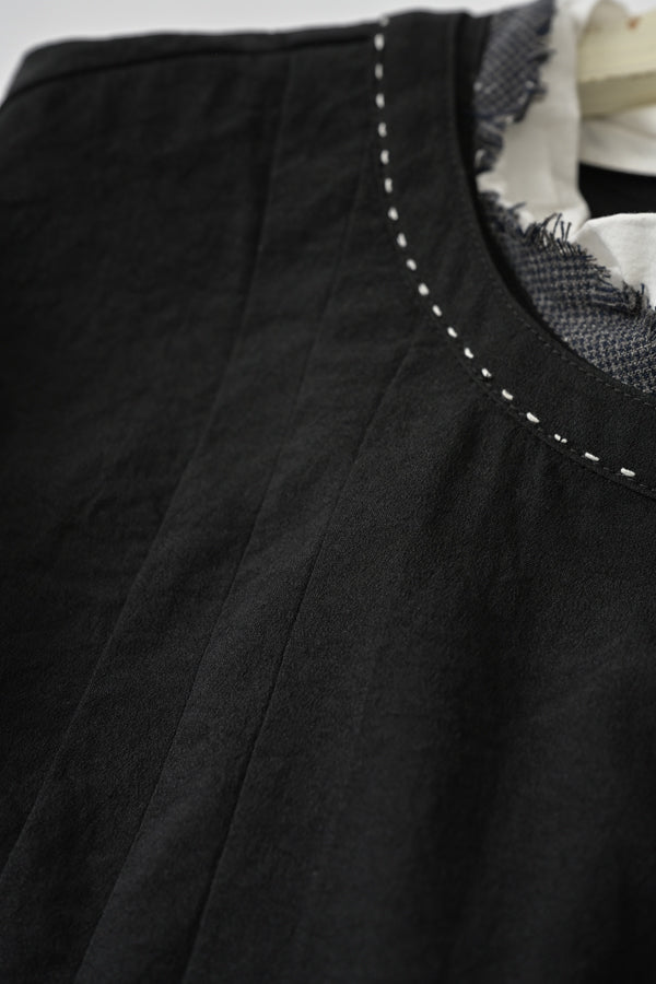 2-Way Detachable Collar Dress