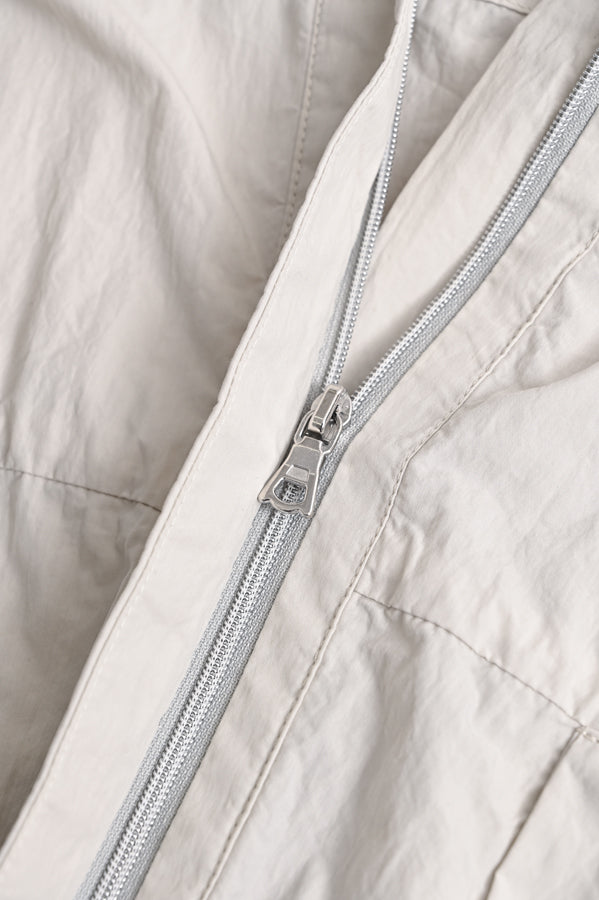 Shirred Collar Dolman Blouson
