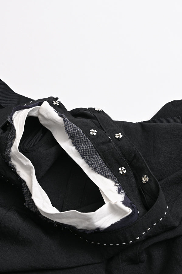2-Way Detachable Collar Dress