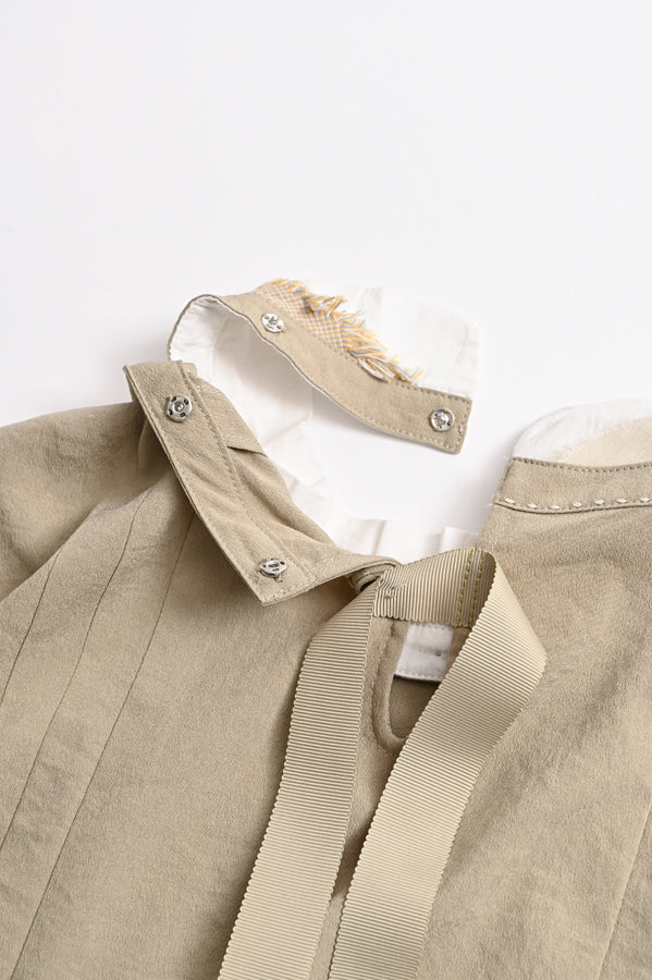 2-Way Detachable Collar Dress