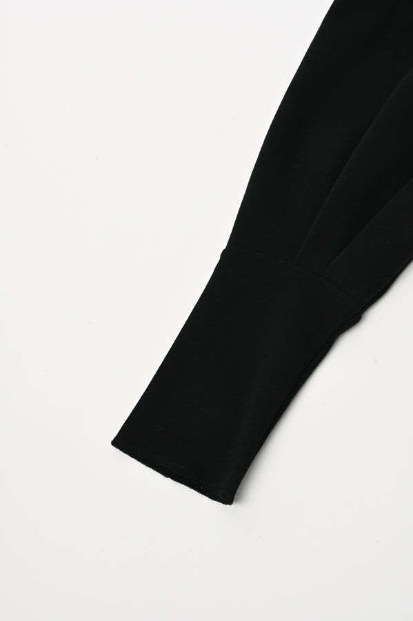 Ponte V-Neck Pullover