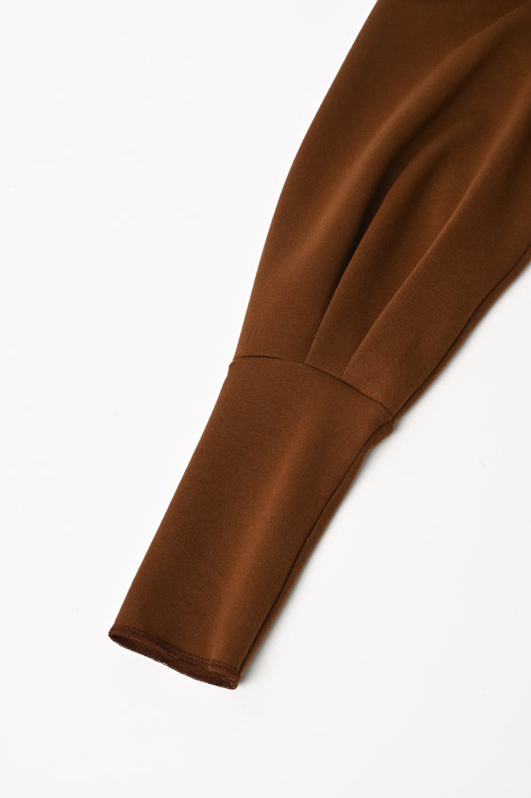 Ponte V-Neck Pullover