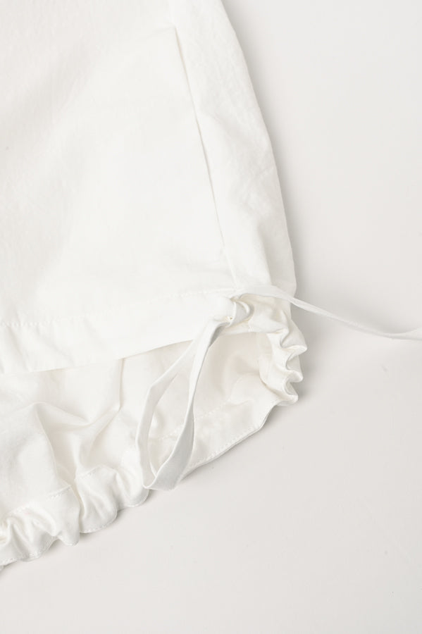 Airy Back Gather Shirt