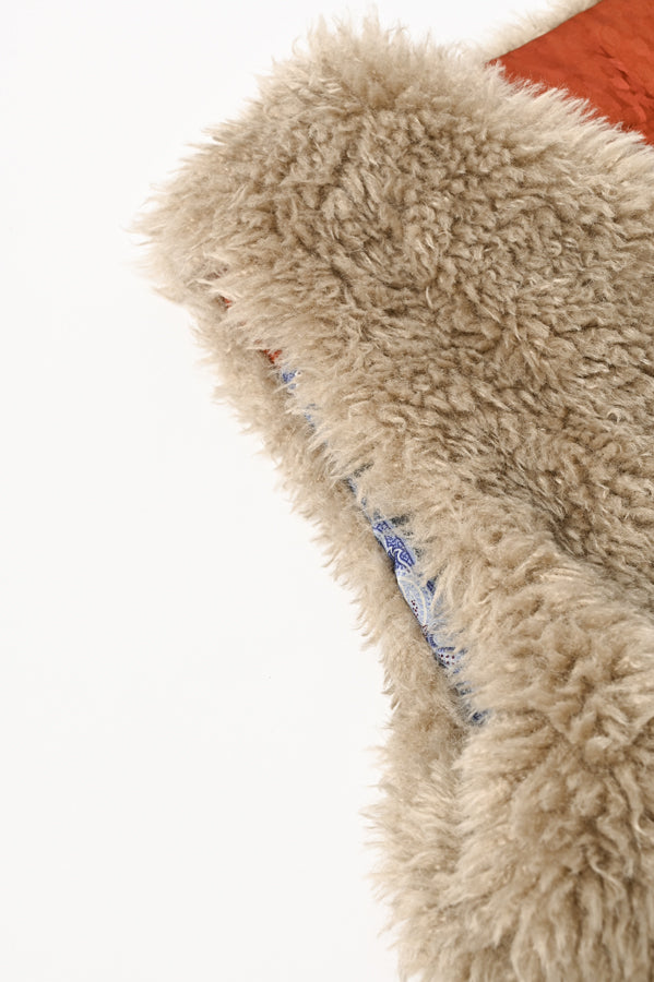 Fur Print Vest