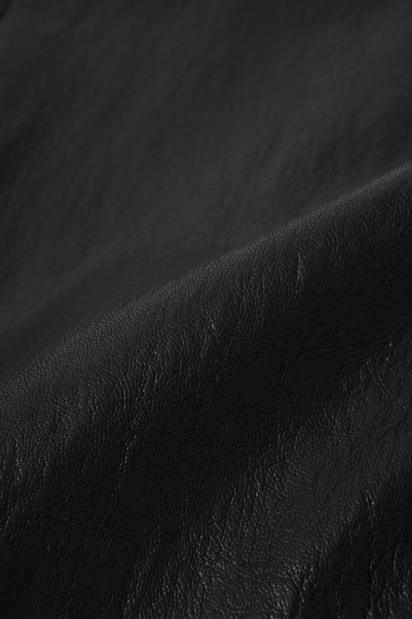 Eco Leather Gusset Sleeve Jacket