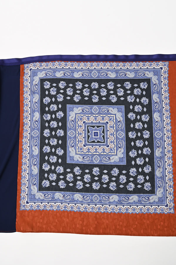 Vintage Scarf Print Skirt
