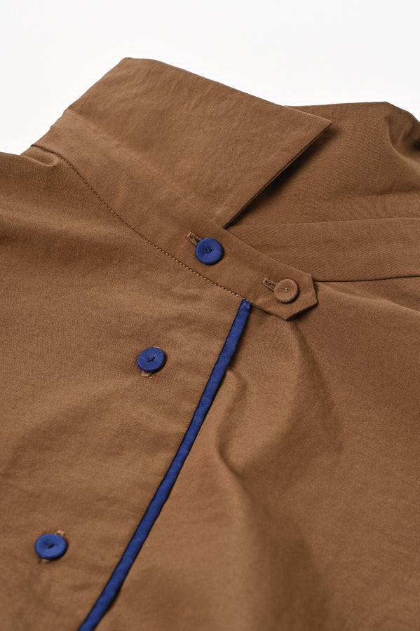 Airy Back Gather Shirt
