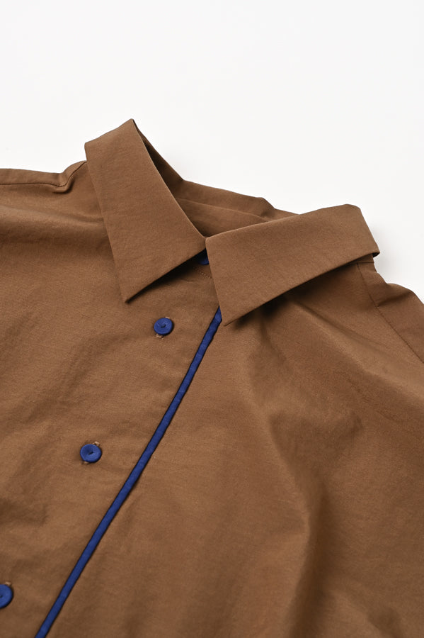 Airy Back Gather Shirt