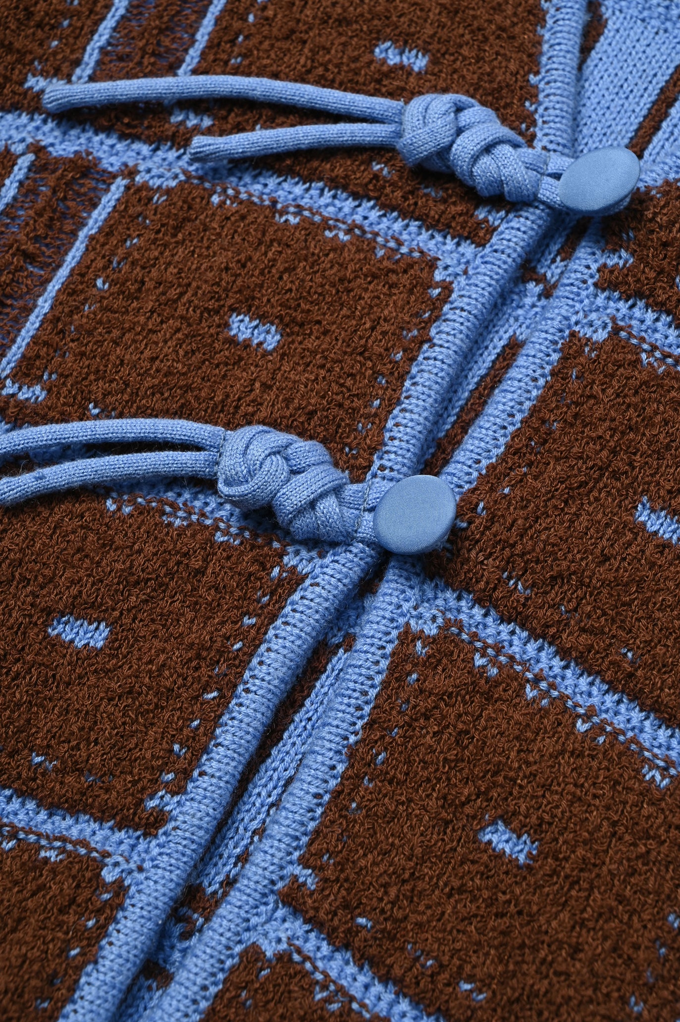 Reversible Geometric Drop Cardigan
