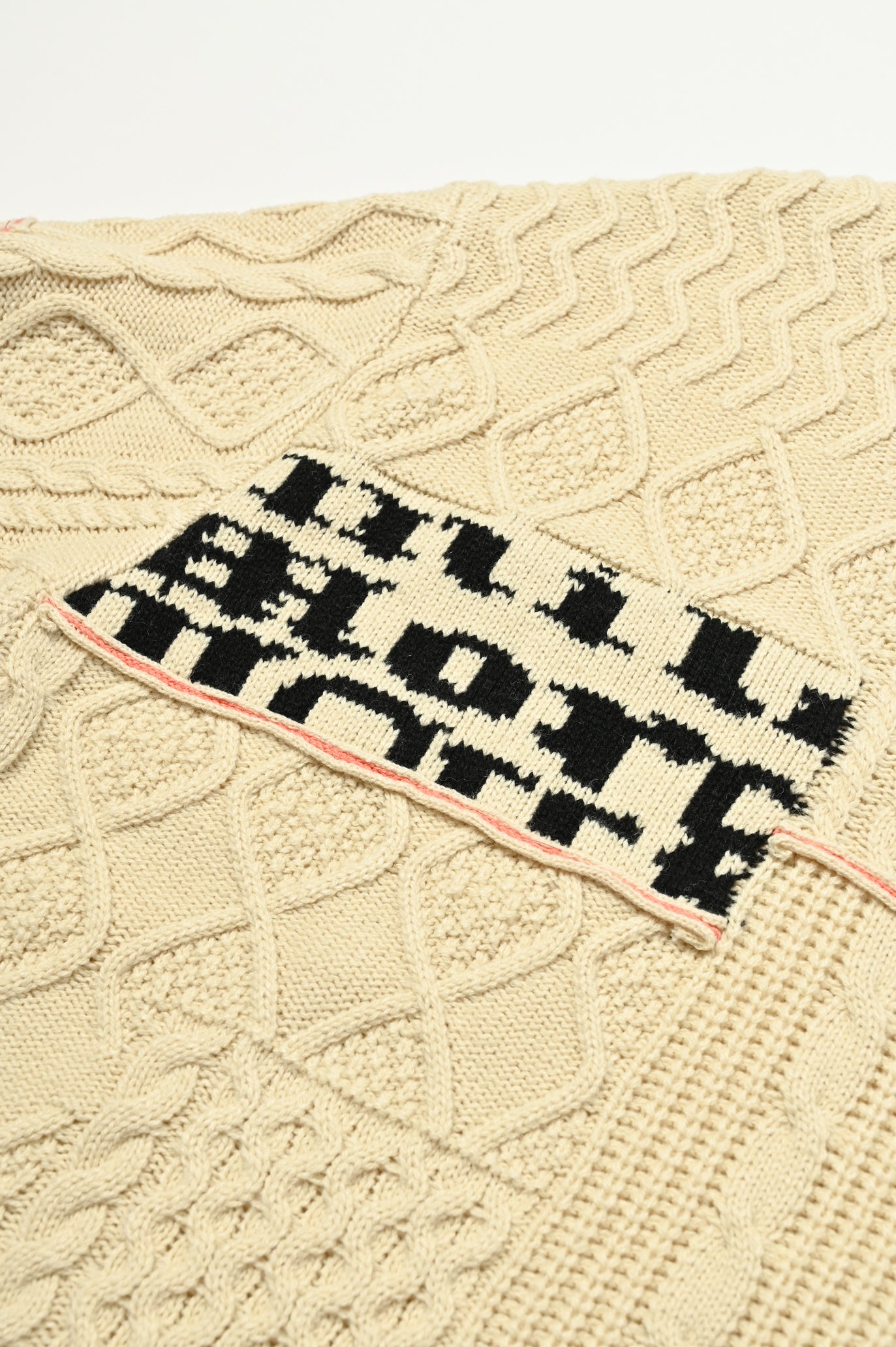 Cable Patchwork Pullover