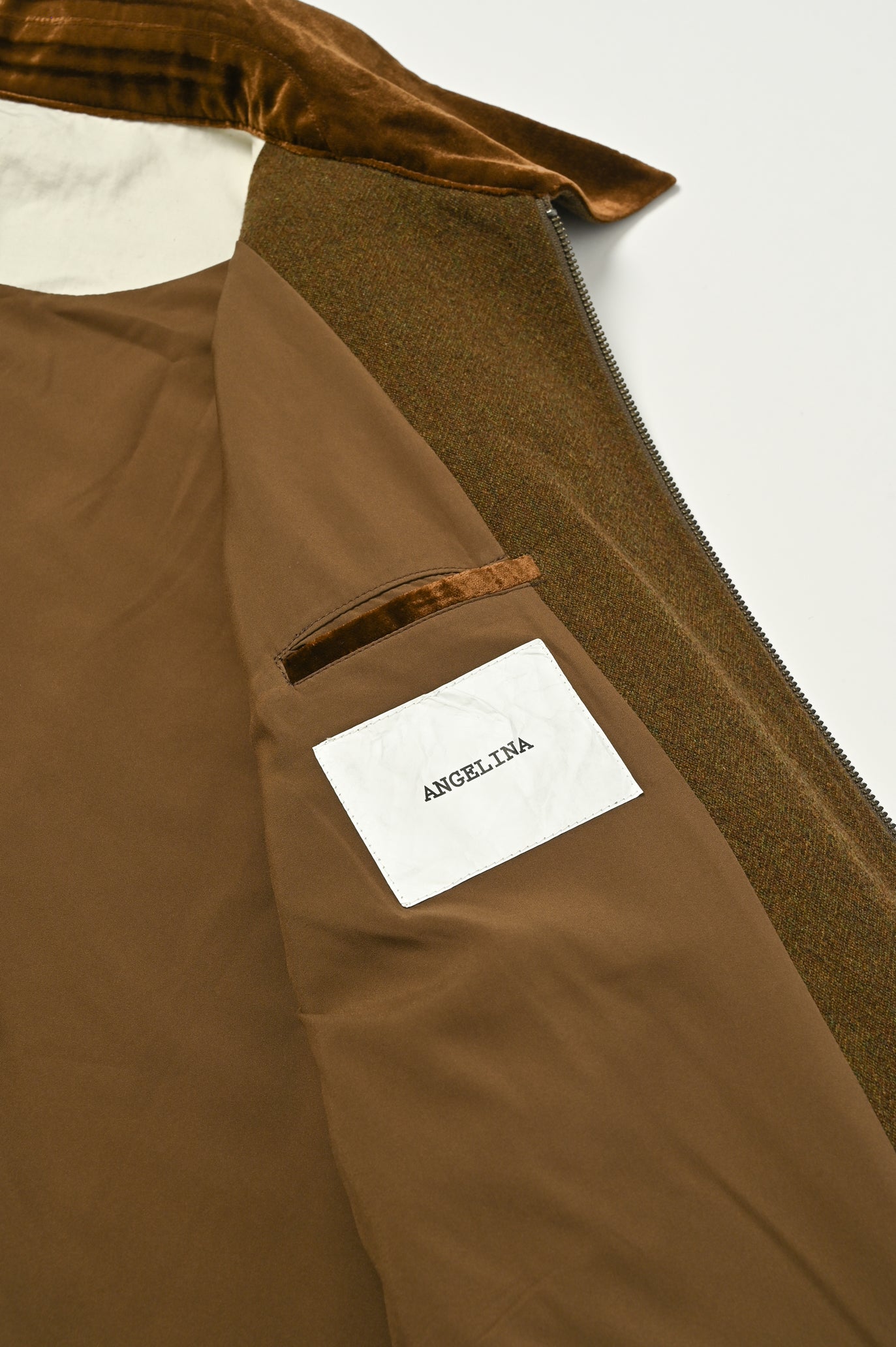 Wool-Cotton Tweed 3-Pocket Jacket