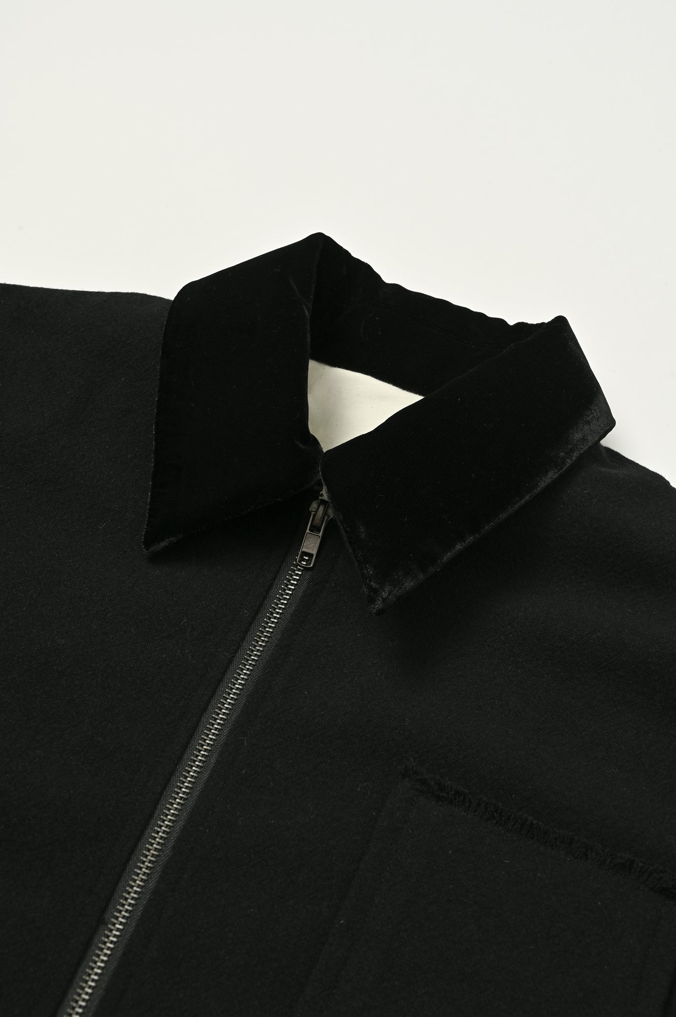 Wool-Cotton Tweed 3-Pocket Jacket
