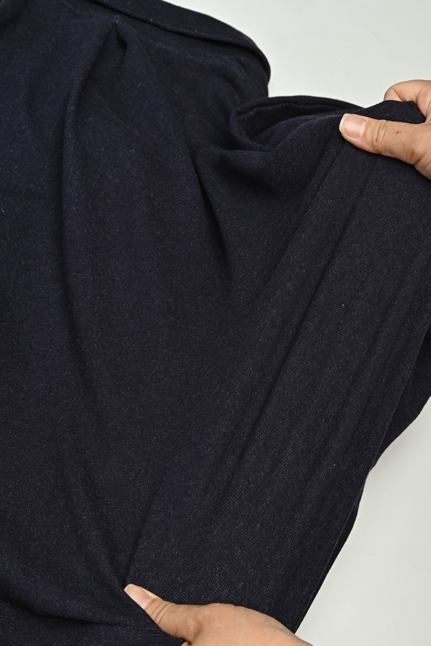 Knit Denim Shirt