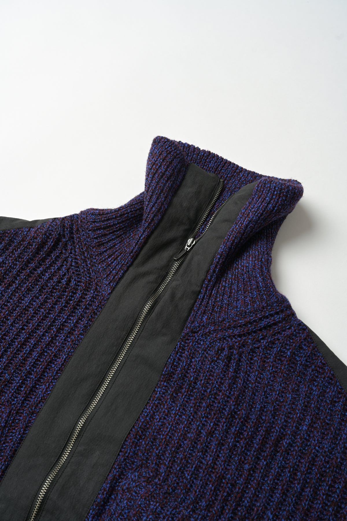 Mixed Yarn Knit Cardigan