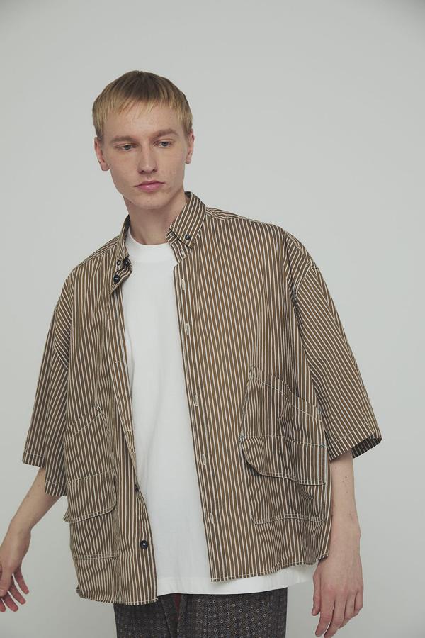 Oversized Stripe BD Shirt