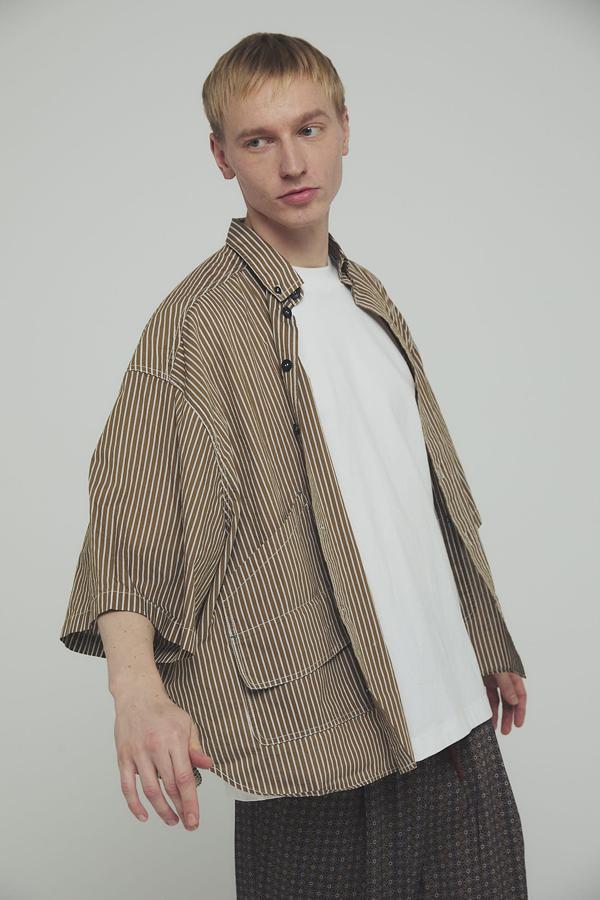 Oversized Stripe BD Shirt