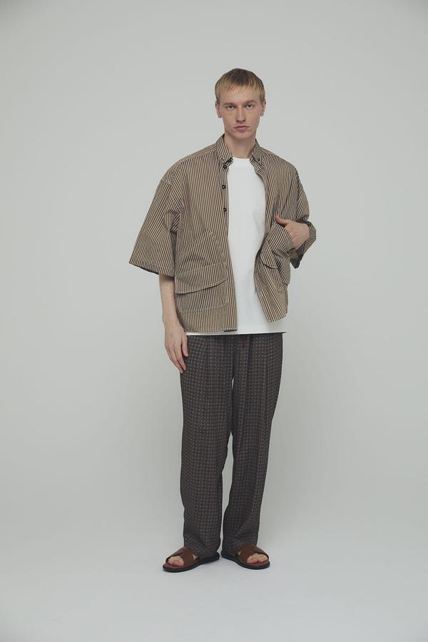 Oversized Stripe BD Shirt