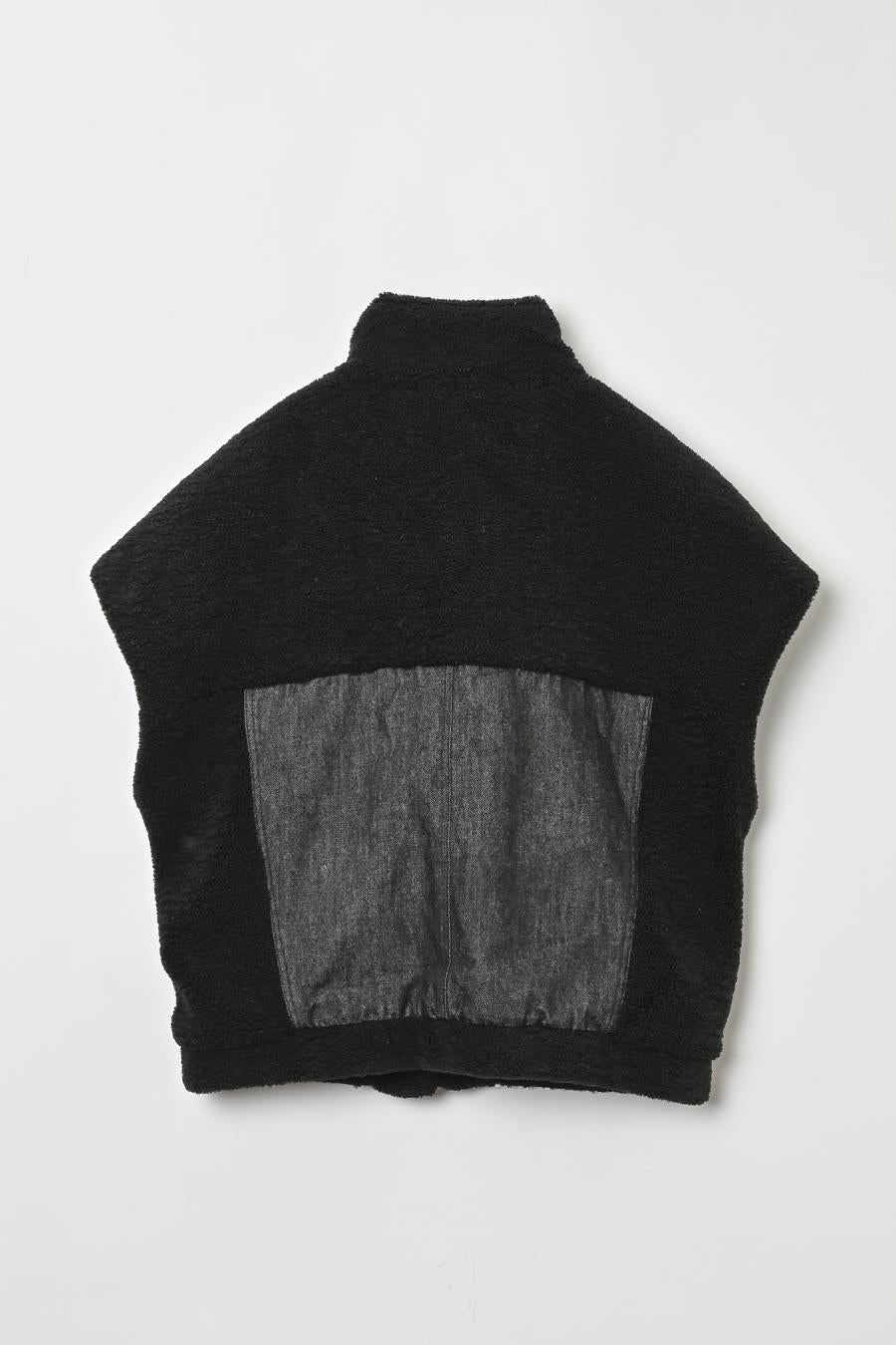 Denim Sherpa Vest