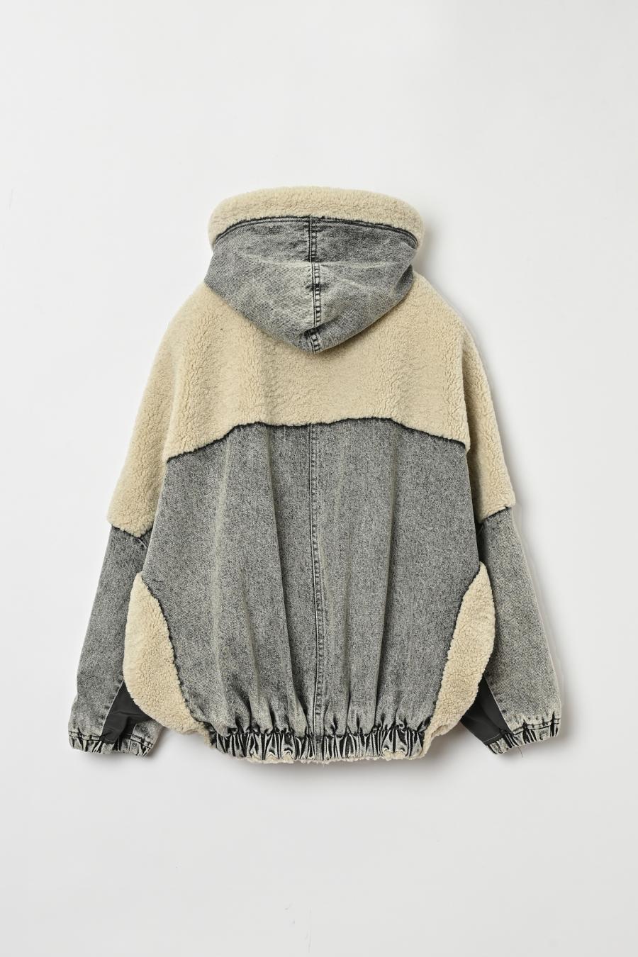 Denim Sherpa Jacket
