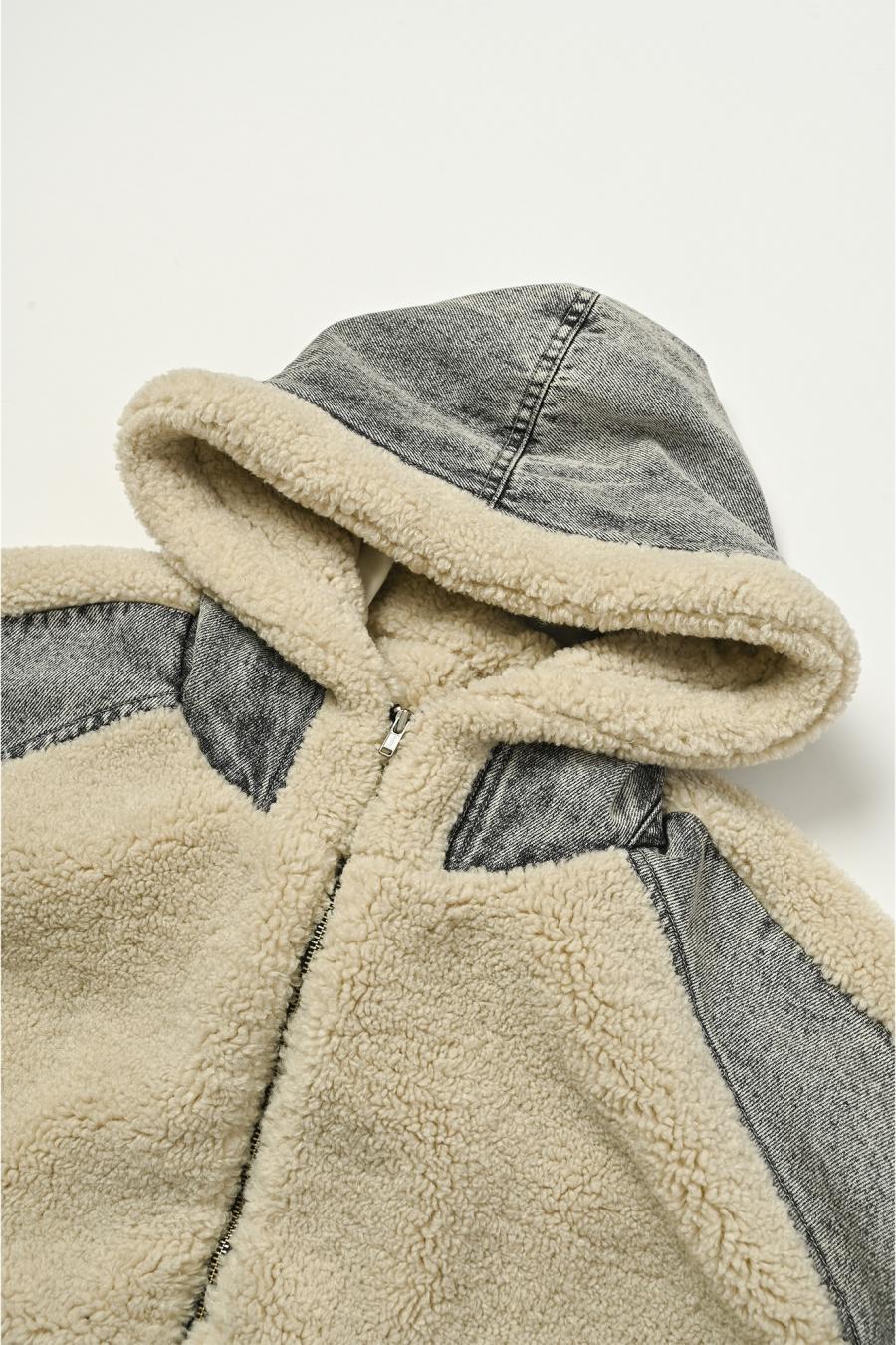 Denim Sherpa Jacket