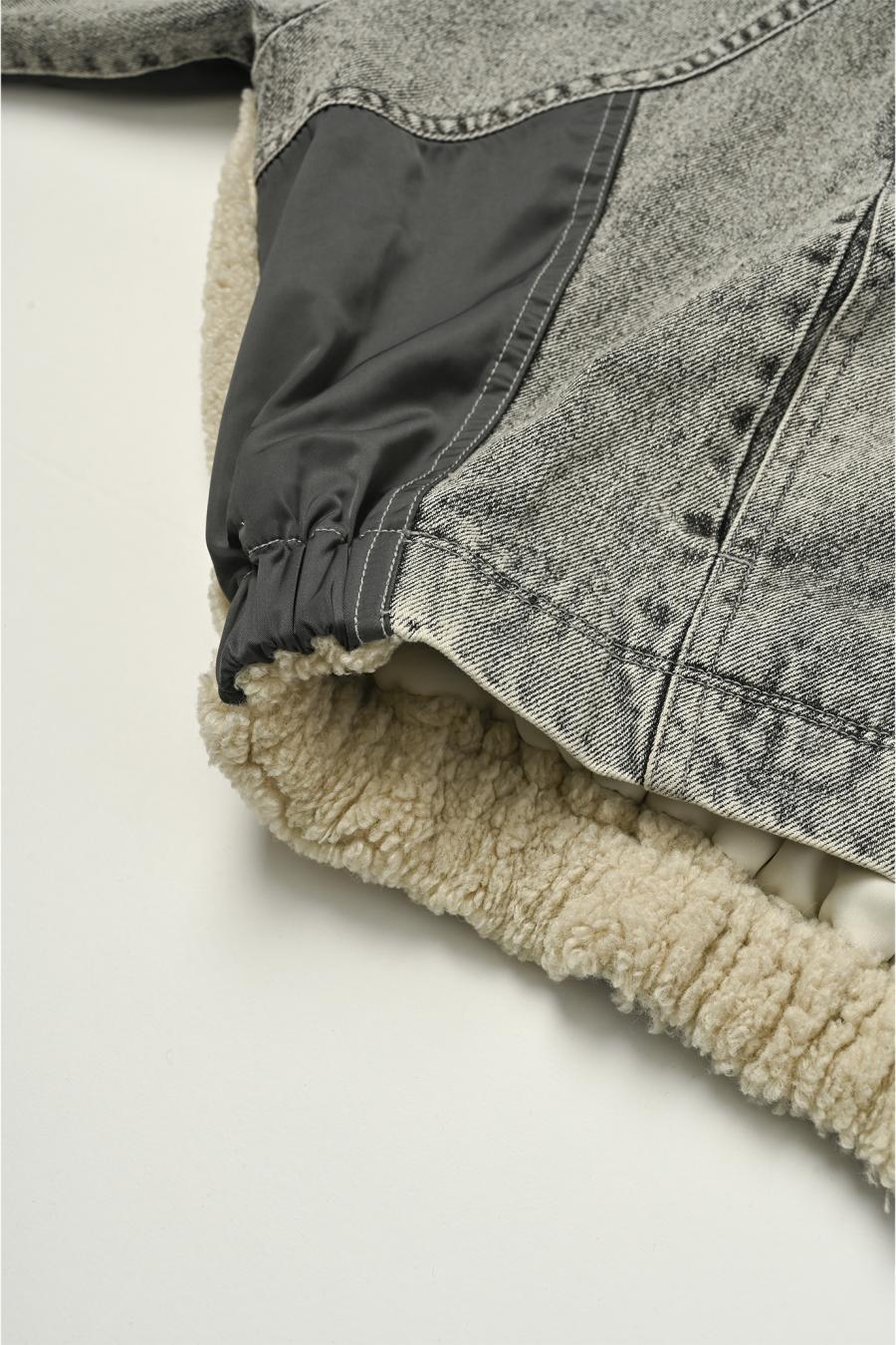 Denim Sherpa Jacket