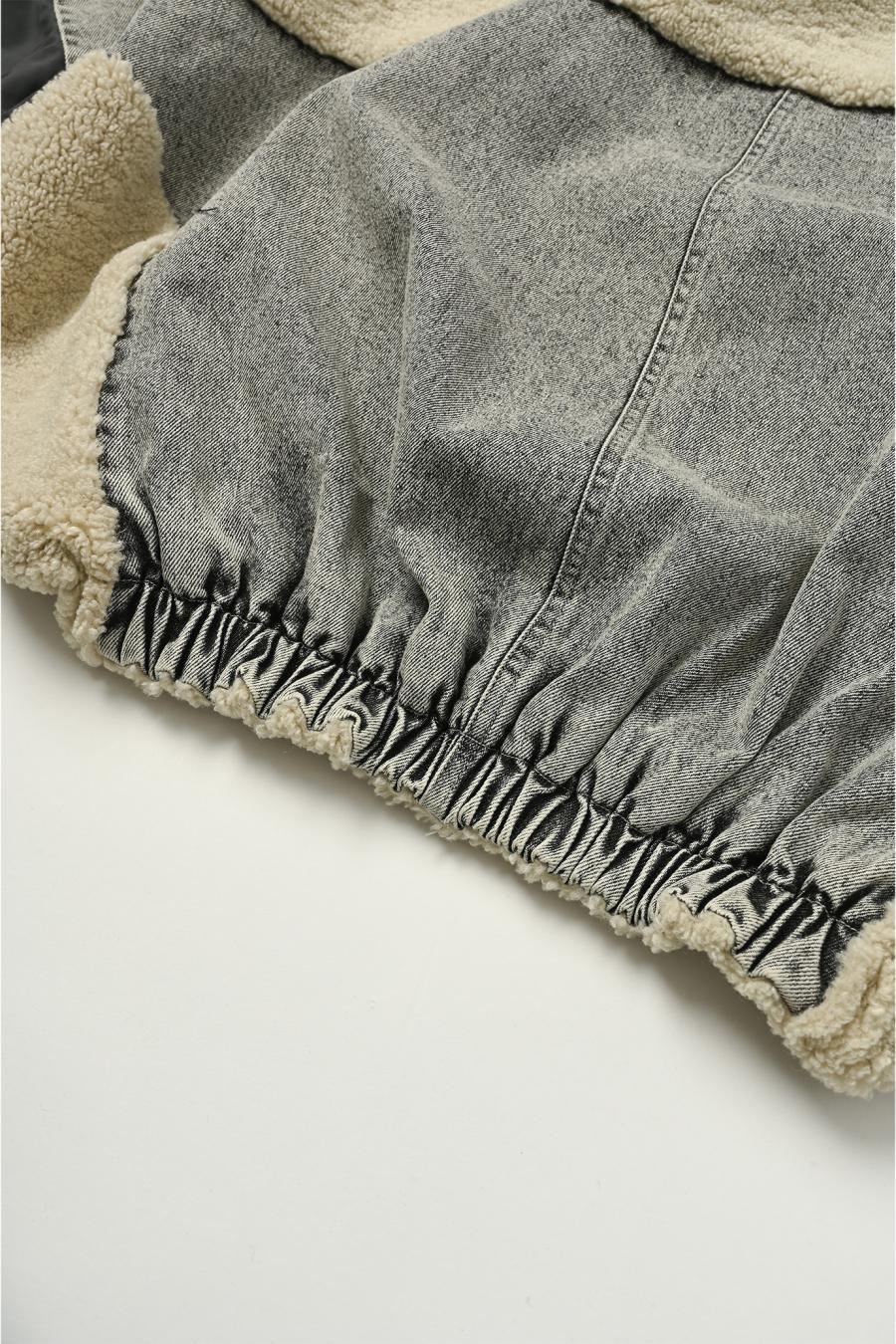 Denim Sherpa Jacket